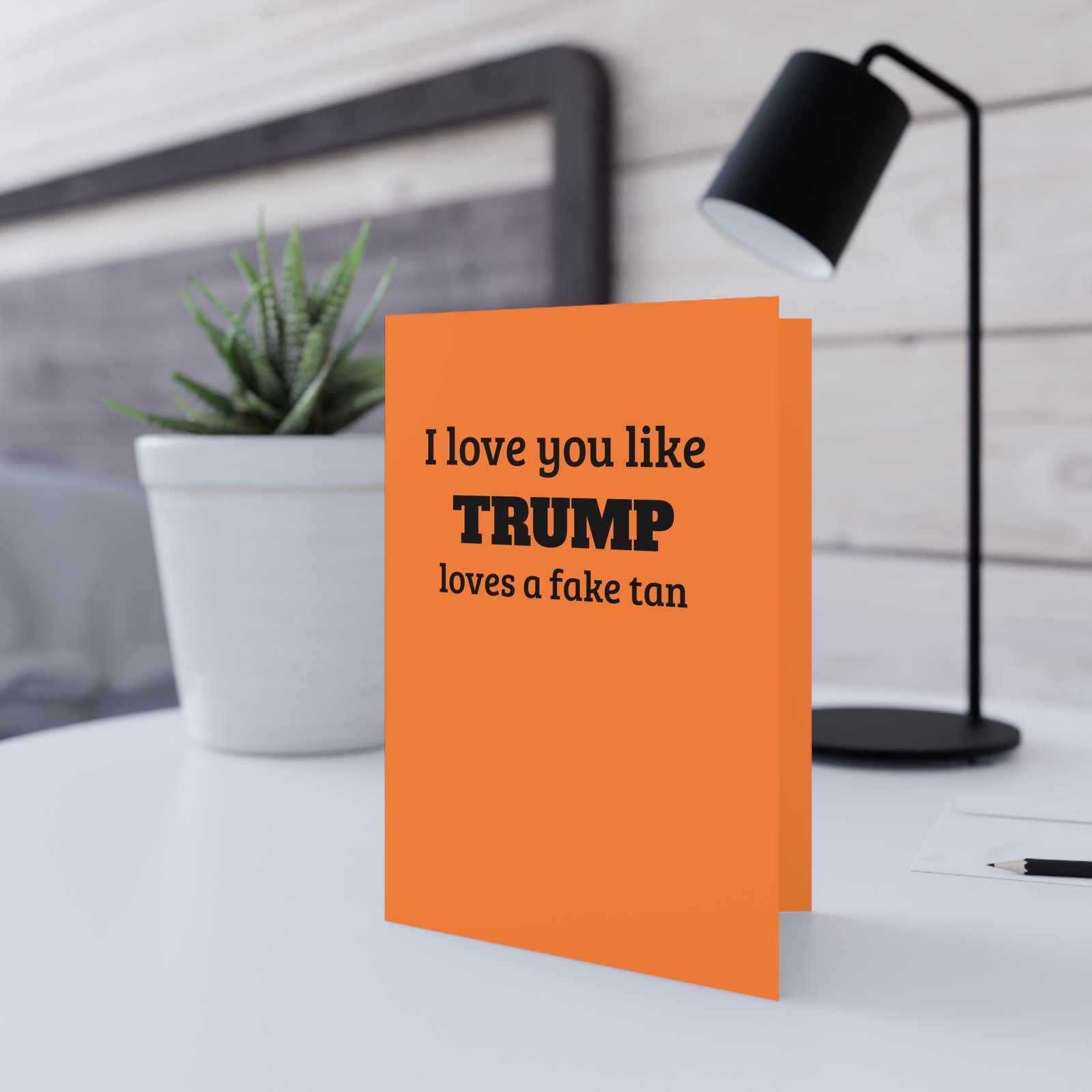 funny trump “fake tan” birthday card — sarcastic & witty gag card funny trump “fake tan” birthday card — sarcastic & witty gag card